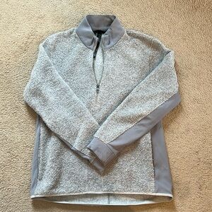 Men’s lululemon grey 1/2 zip pullover fleece size L